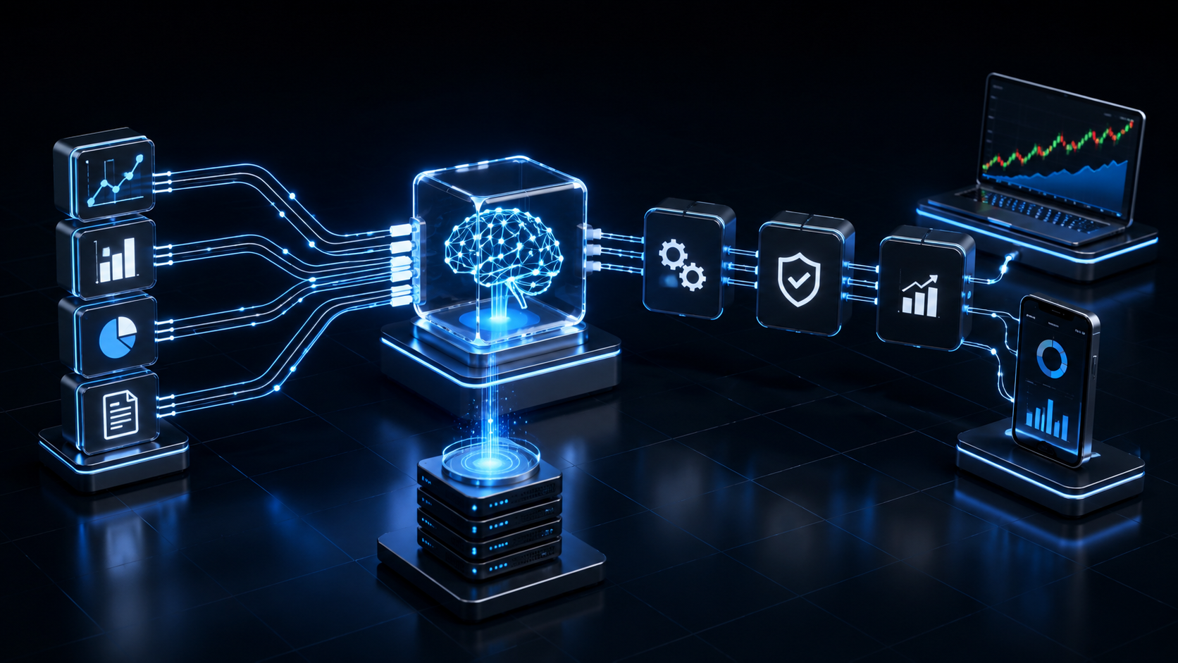 XentiQ AI AI platform architecture visualization